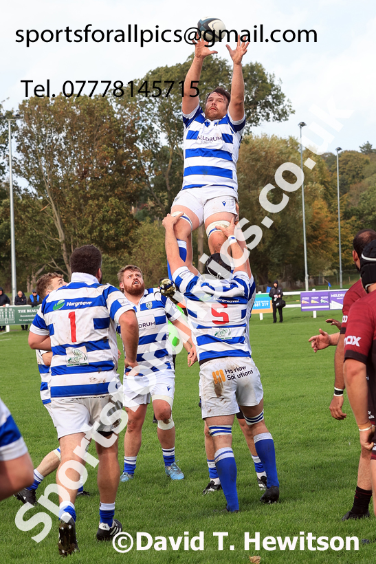 Tynedale v Rossendale, 2025 Tynedale Park, Corbridge, October 4th. Photo: David T. Hewitson/Sports for All Pics